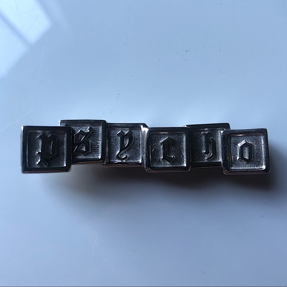 Hard Jewelry “Psycho Baby Blocks” Pendant